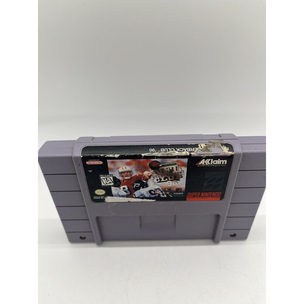 NFL Quarterback Club 96 (Super Nintendo SNES, 1995) Cartridge Only Tested